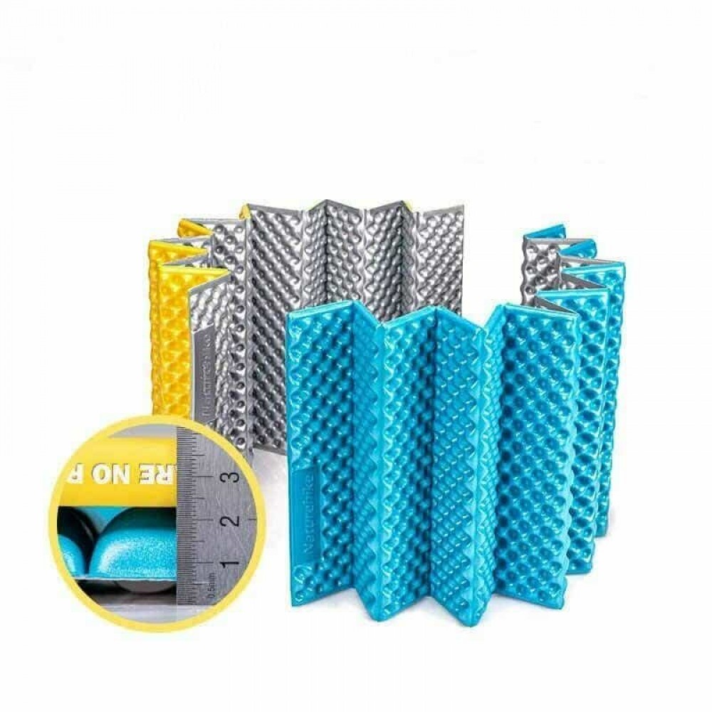 Коврик складной IXPE Naturehike Thickened NH20FCD07, алюминиевая пленка, 25 мм, голубой