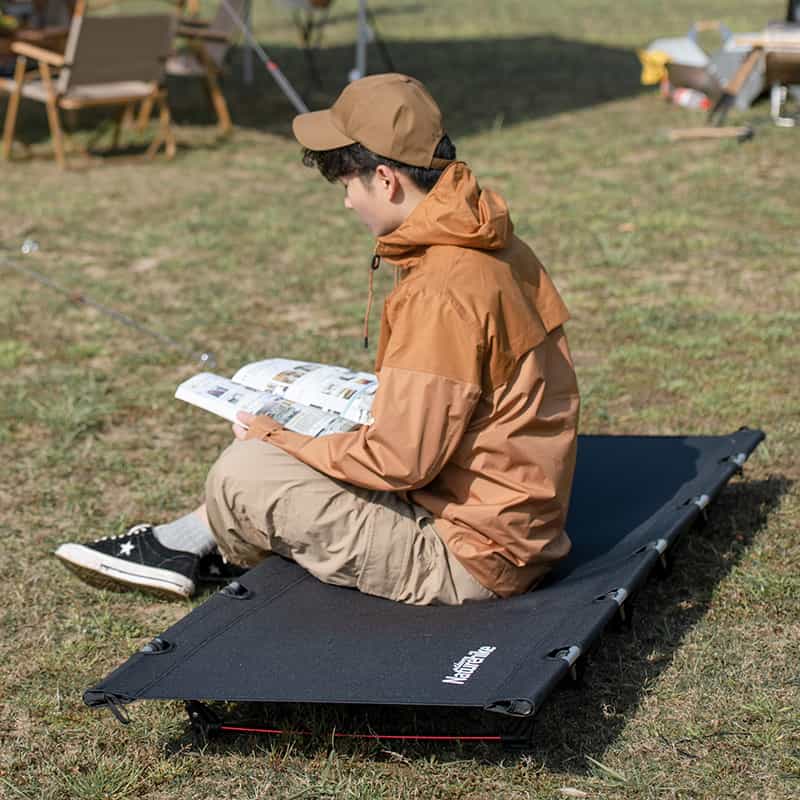 Ліжко складане Naturehike XJC05 NH20JJ001, Поліестер Oxford / алюміній, чорне