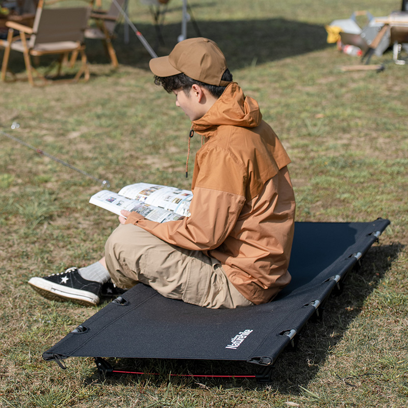 Ліжко складане Naturehike XJC05 NH20JJ001, Поліестер Oxford / алюміній, бежеве