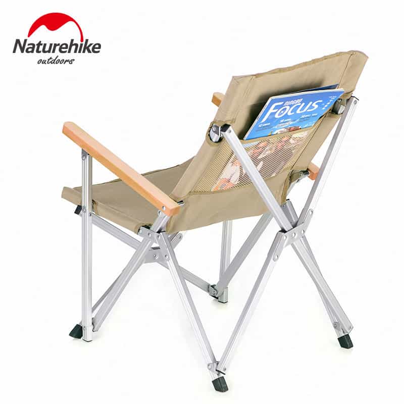 Крісло складане Naturehike Shangye NH19JJ004, алюміній, чорне