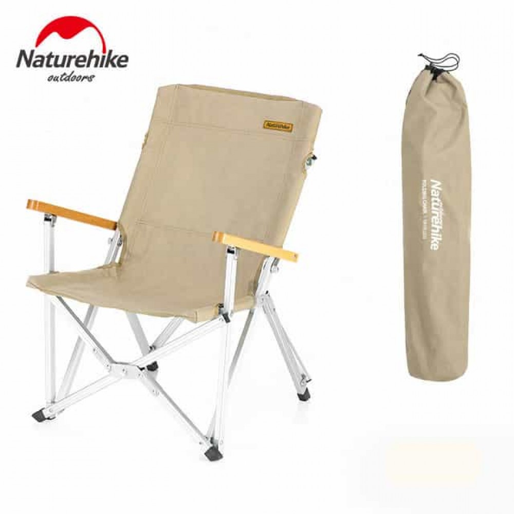 Кресло складное Naturehike Shangye NH19JJ004, алюминий, бежевое