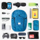 Рюкзак компактный Naturehike Ultralight NH17A017-B 22 л, голубой