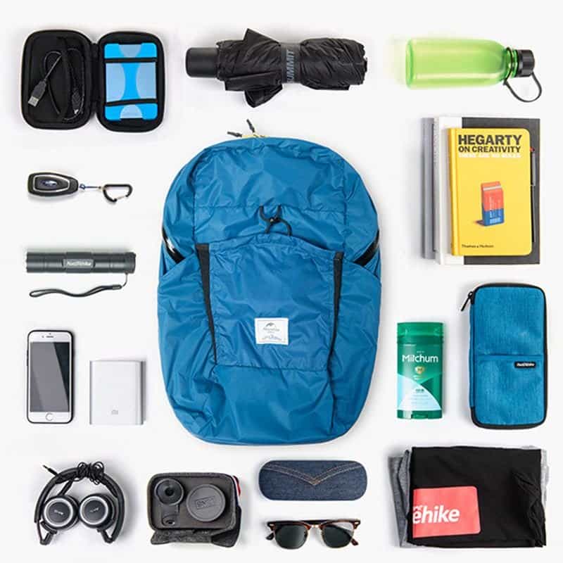 Рюкзак компактный Naturehike Ultralight NH17A017-B 22 л, черный