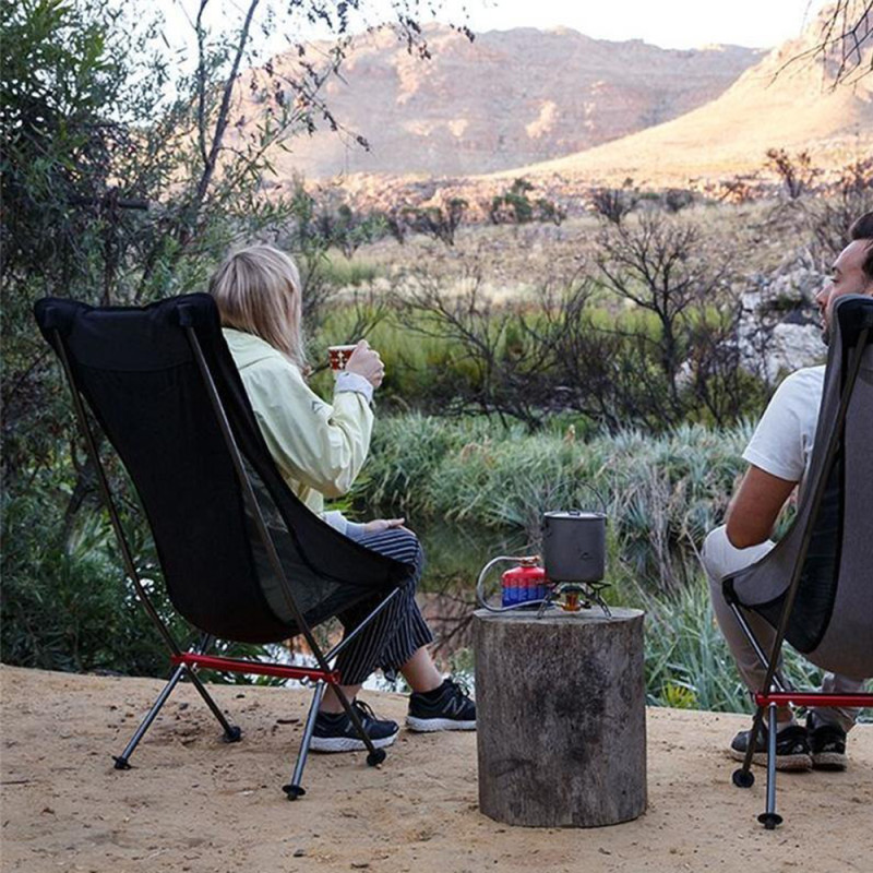 Крісло складане NaturehikeYL06 Alu Folding Moon Chair NH18Y060-Z, чорне