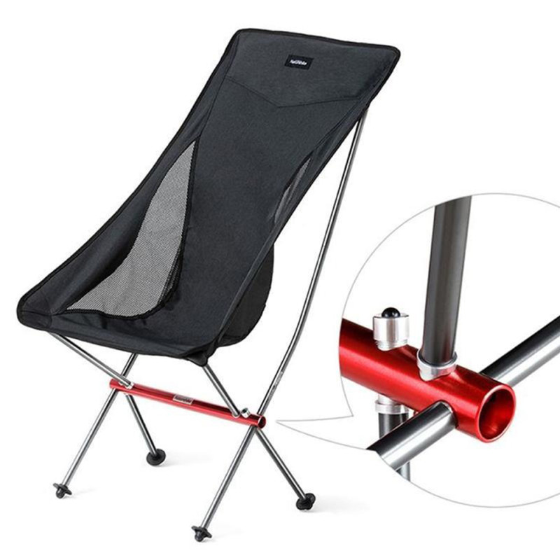 Крісло складане NaturehikeYL06 Alu Folding Moon Chair NH18Y060-Z, чорне