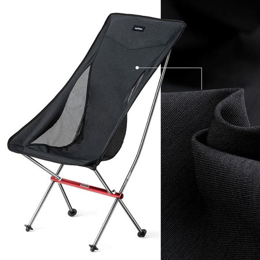 Кресло складное NaturehikeYL06 Alu Folding Moon Chair NH18Y060-Z, черное