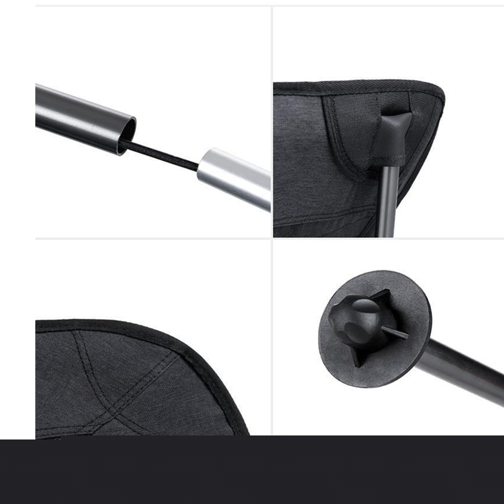 Кресло складное NaturehikeYL06 Alu Folding Moon Chair NH18Y060-Z, черное