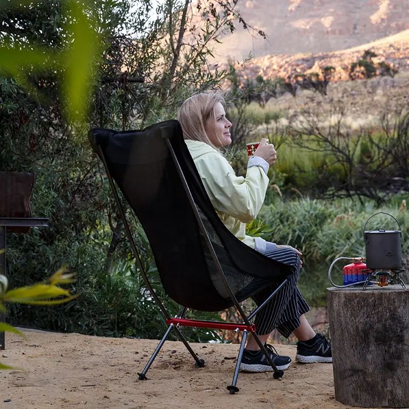Крісло складане NaturehikeYL06 Alu Folding Moon Chair NH18Y060-Z, чорне