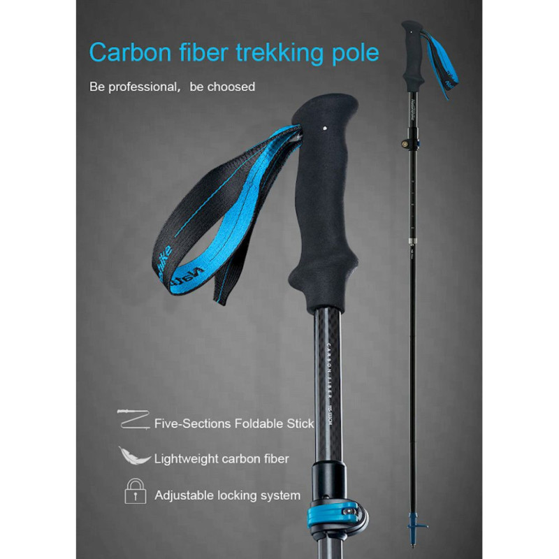 Треккинговая палка Naturehike ST07 NH18D010-Z, 99-115 см, бордовая