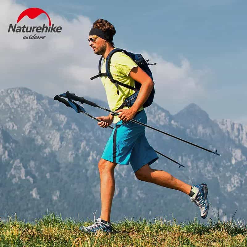 Треккинговая палка Naturehike ST08 NH18D020-Z, 110 см, бордовая