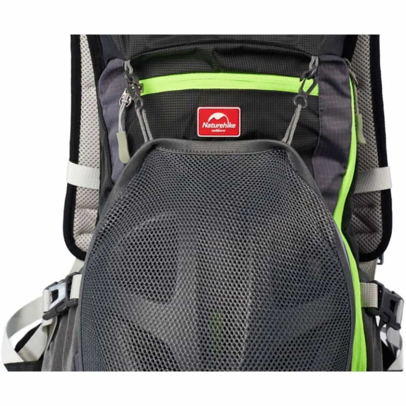 Велорюкзак с чехлом для шлема Naturehike 15 л sky blue NH15C001-B, голубой