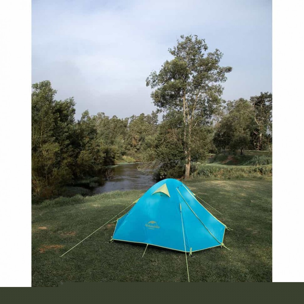 Намет двомісний Naturehike P-Series NH18Z022-P, 210T/65D, блакитний