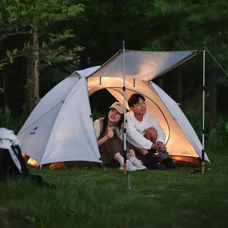 Двухместная палатка Naturehike CNK2300ZP024, белая