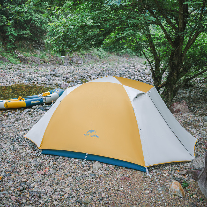 Двухместная палатка Naturehike CNK2300ZP024, желтая