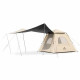 Палатка на три человека Naturehike CNK2300ZP014 с навесом, бежевая