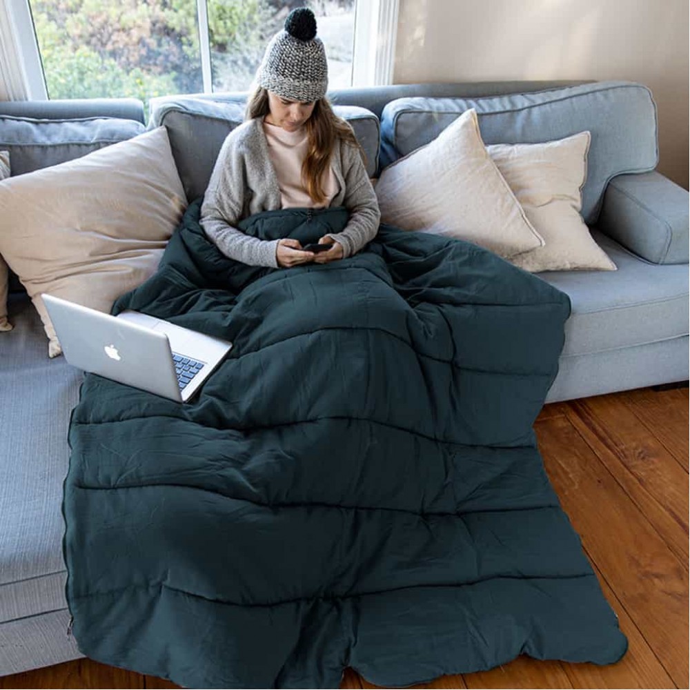 Спальный мешок Naturehike F150 NH22MSD05, правый, темно-синий