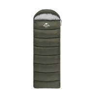Спальный мешок с капюшоном Naturehike U250 NH20MSD07, (6°C), правый, темно-зеленый