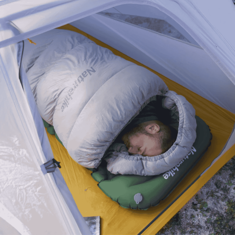 Матрас надувной с подголовником Naturehike CNK2300DZ0001, темно-синий