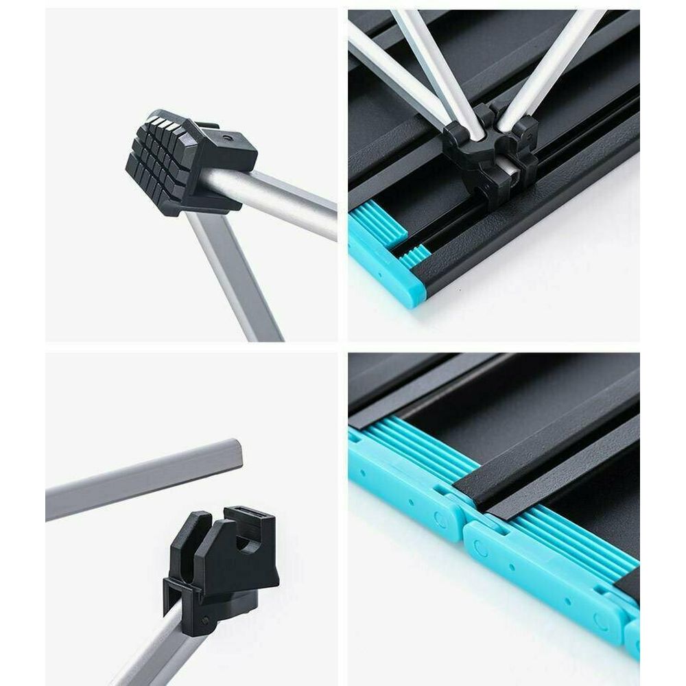 Складной стол Naturehike NH19Z008-Z, алюминий, Размер L, серый