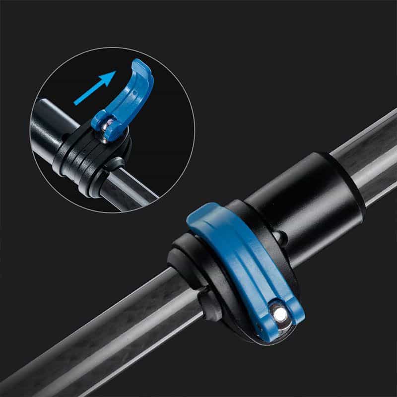 Треккинговая палка Naturehike ST07 NH18D010-Z, 115-135 см, голубая