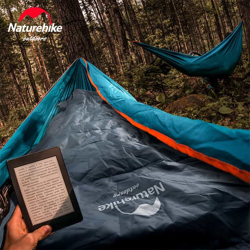 Спальный мешок Naturehike Y150L NH21MSD08, правый, серо-голубой