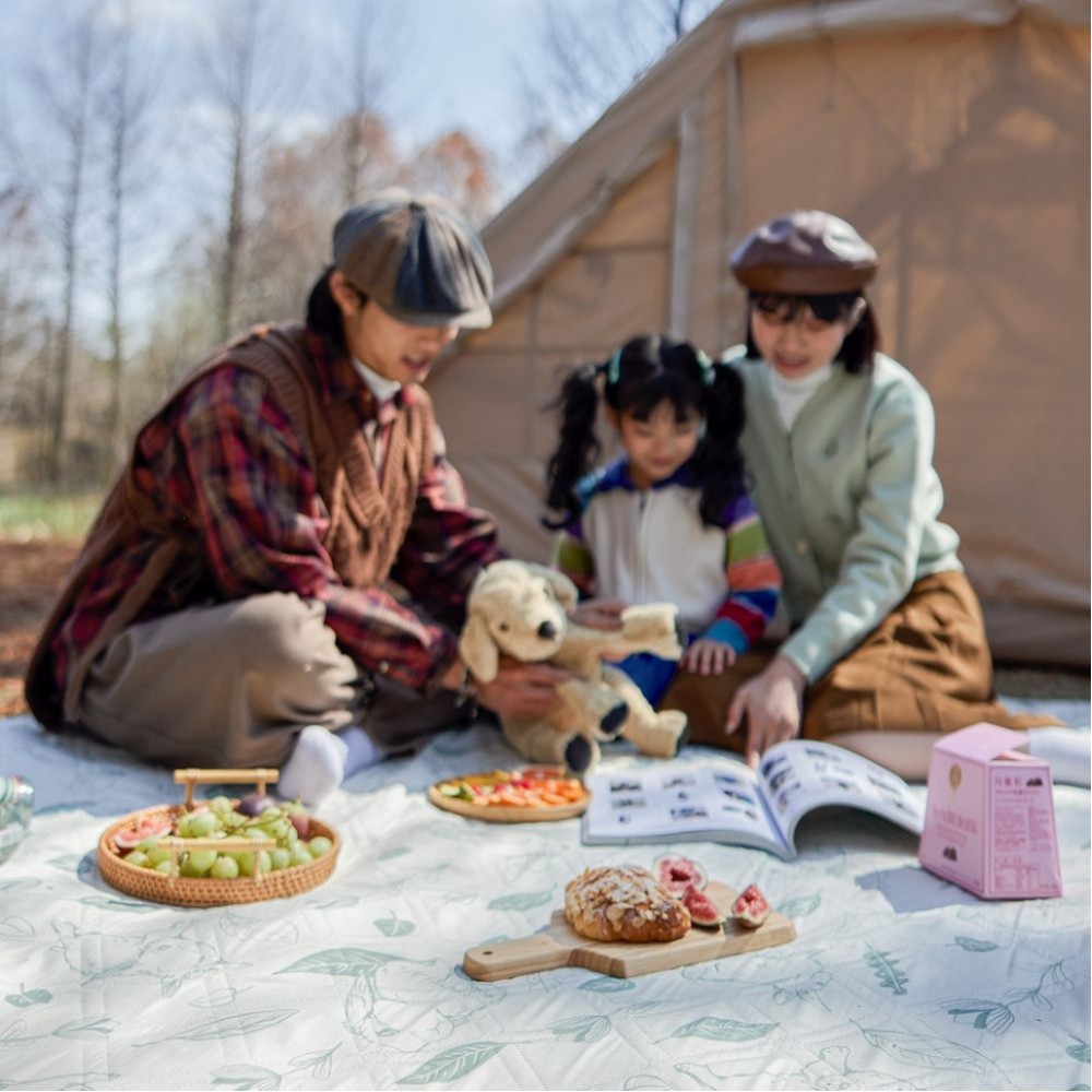 Коврик для пикника Naturehike 180*200 CNH22DZ14004, зеленый принт