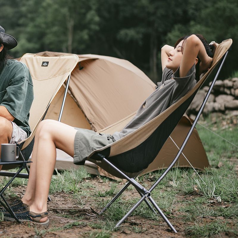 Крісло складане NaturehikeYL06 Alu Folding Moon Chair NH18Y060-Z, бежеве