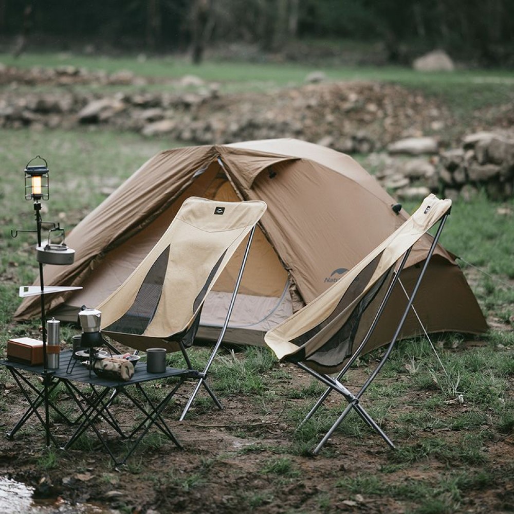 Крісло складане NaturehikeYL06 Alu Folding Moon Chair NH18Y060-Z, бежеве