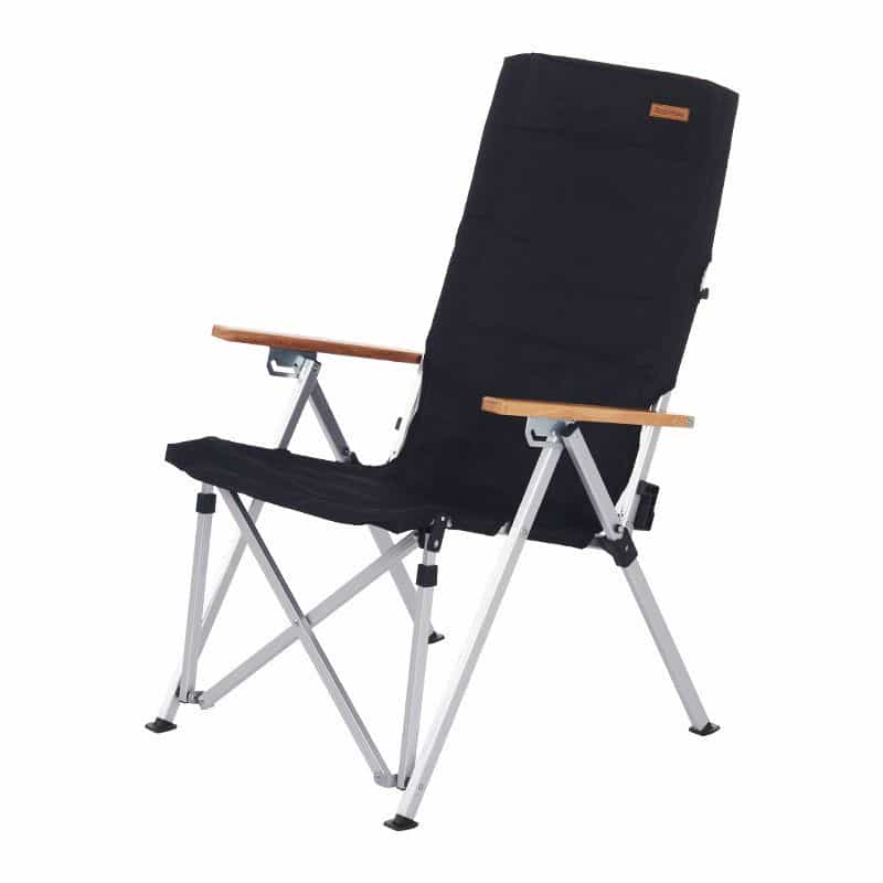 Крісло складане Naturehike NH17T003-Y, алюміній, чорне