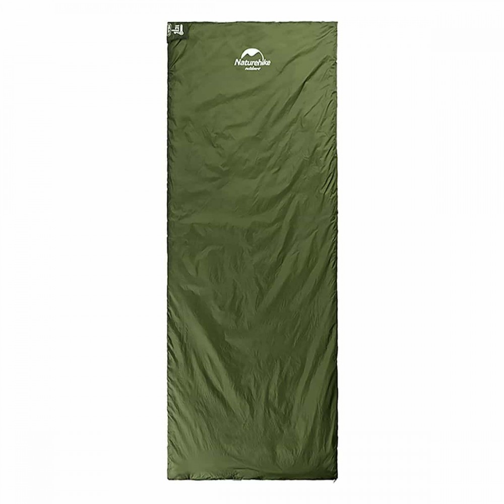 Спальник ультралегкий Naturehike LW180 NH21MSD04 левый, (15°C), размер XL, темно-зеленый