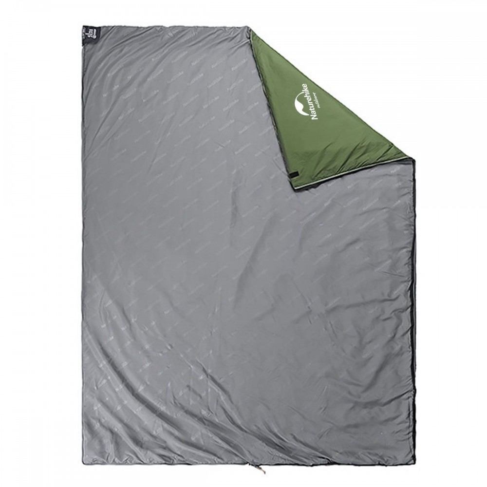 Спальник ультралегкий Naturehike LW180 NH21MSD04 правый, (15°C), р-р M, темно-зеленый