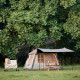 Палатка с навесом Naturehike Village CNK2300ZP022, маленькая коричневая