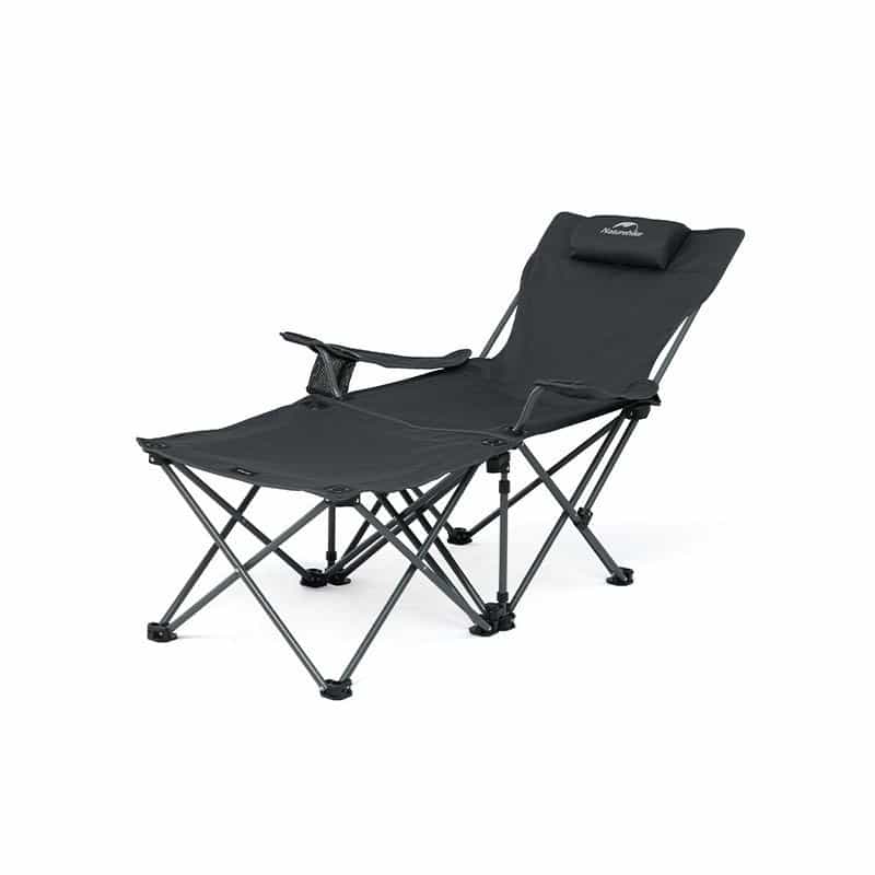 Крісло складане Naturehike CNK2350JJ011, алюміній, чорне