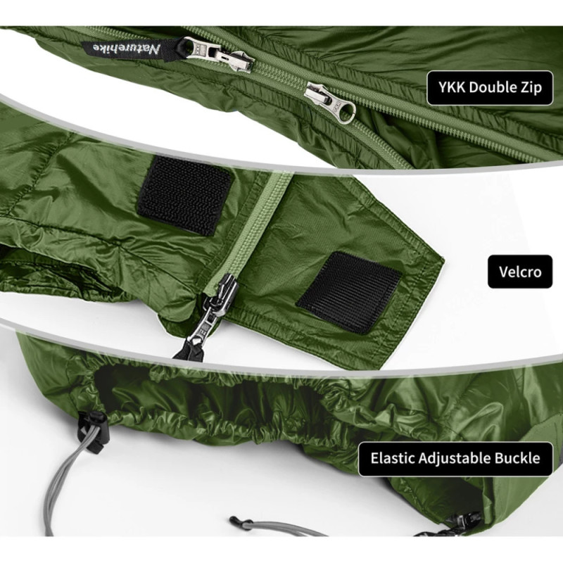 Спальный мешок с натуральным пухом Naturehike CWM400 CNK2300SD013, темно-синий
