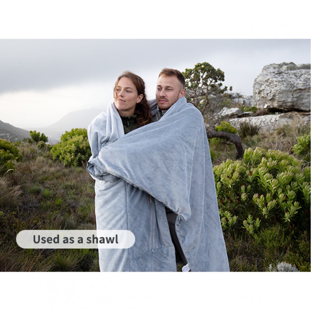 Спальний мішок - подушка Naturehike CNK2300SD022, світло-сірий