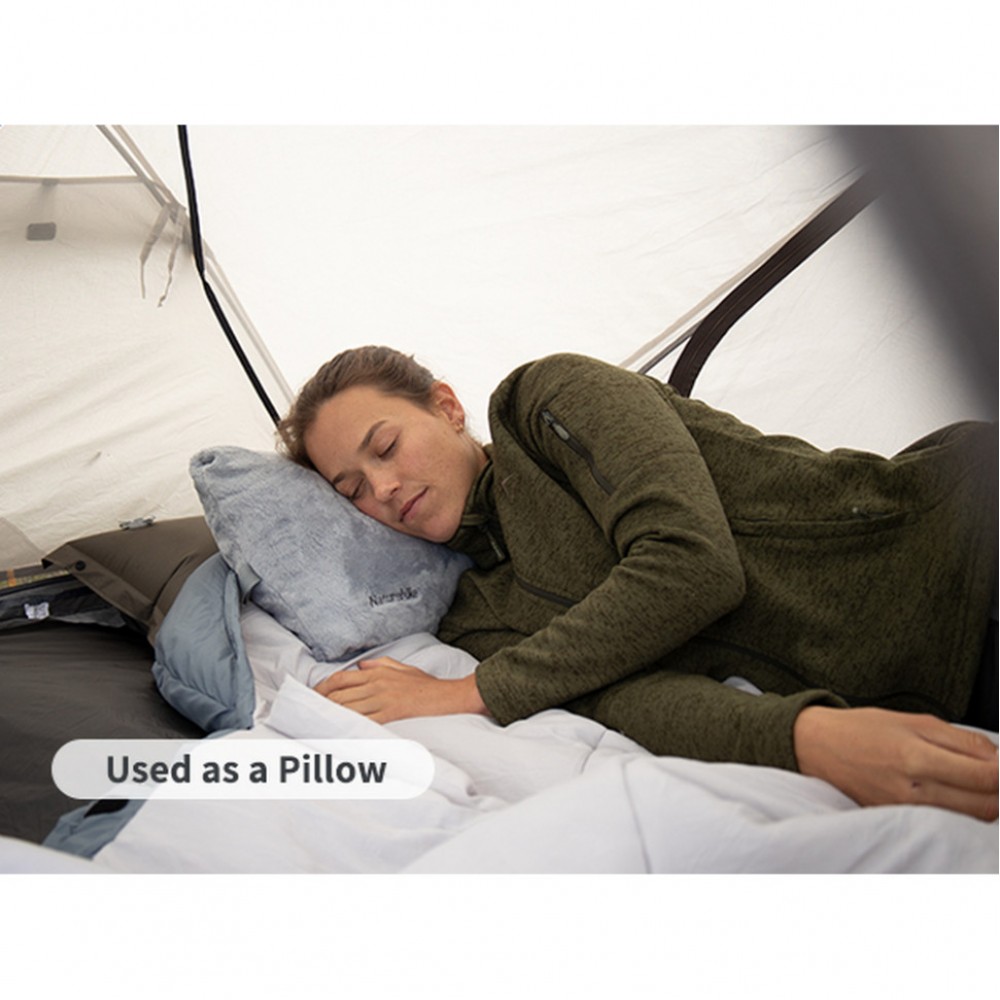 Спальний мішок - подушка Naturehike CNK2300SD022, світло-сірий