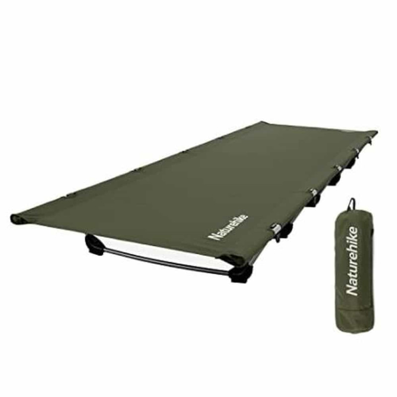 Ліжко складане Naturehike XJC05 NH20JJ001, Поліестер Oxford / алюміній, чорне