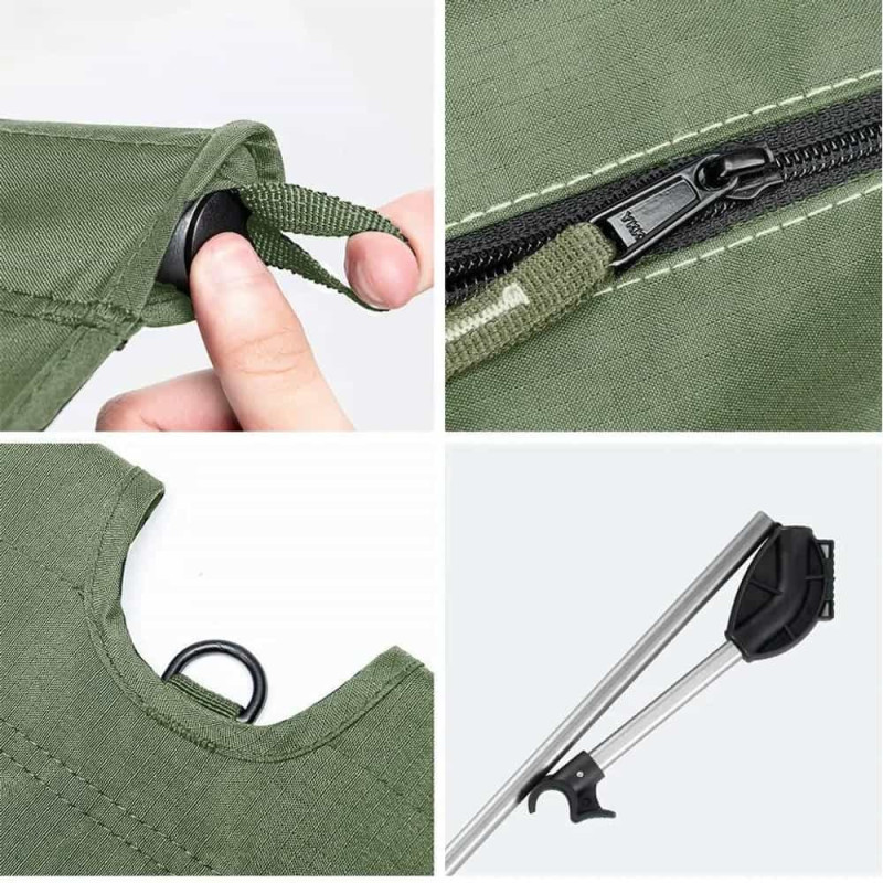 Ліжко складане Naturehike XJC05 NH20JJ001, Поліестер Oxford / алюміній, чорне