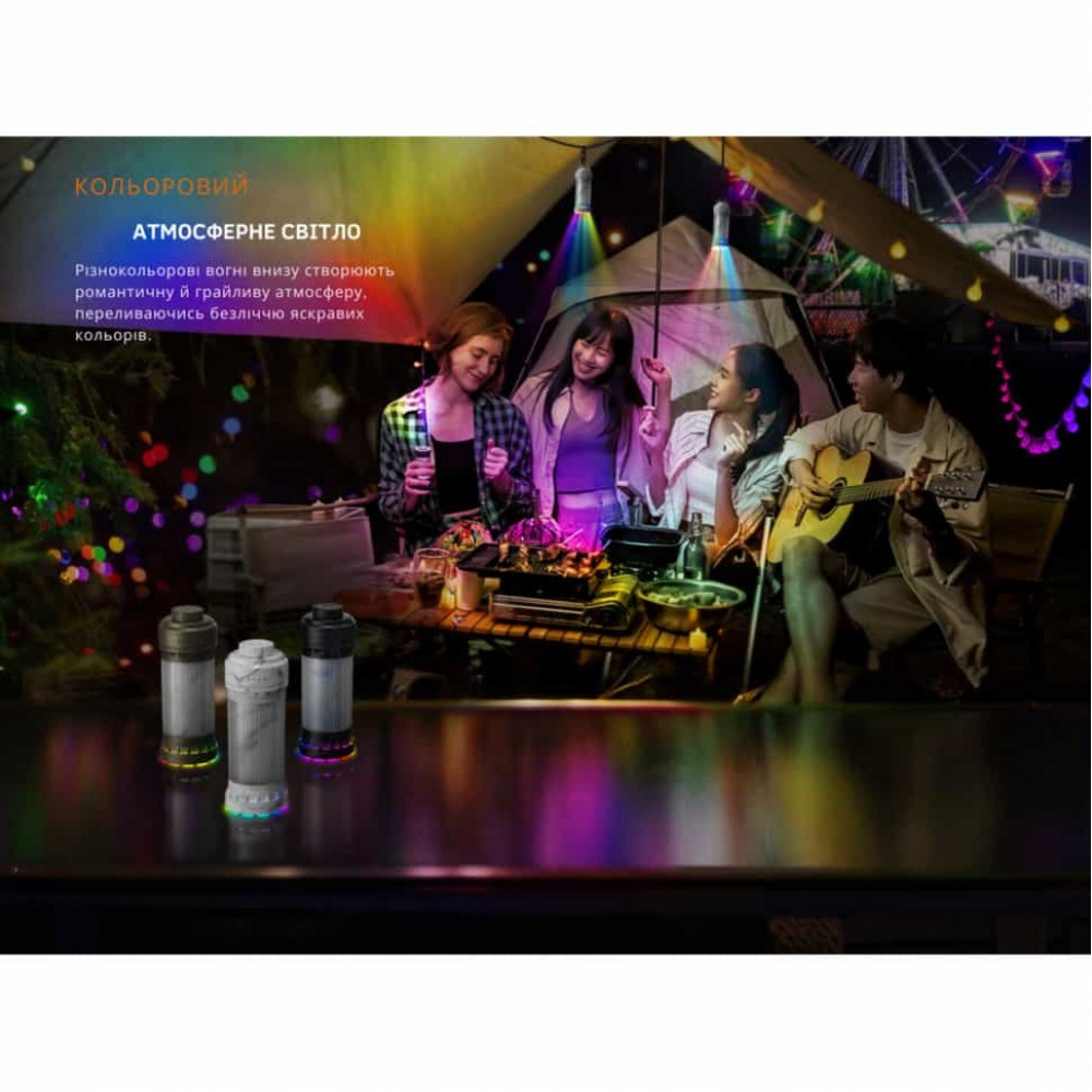 Кемпинговый фонарь Fenix CL22R, черный