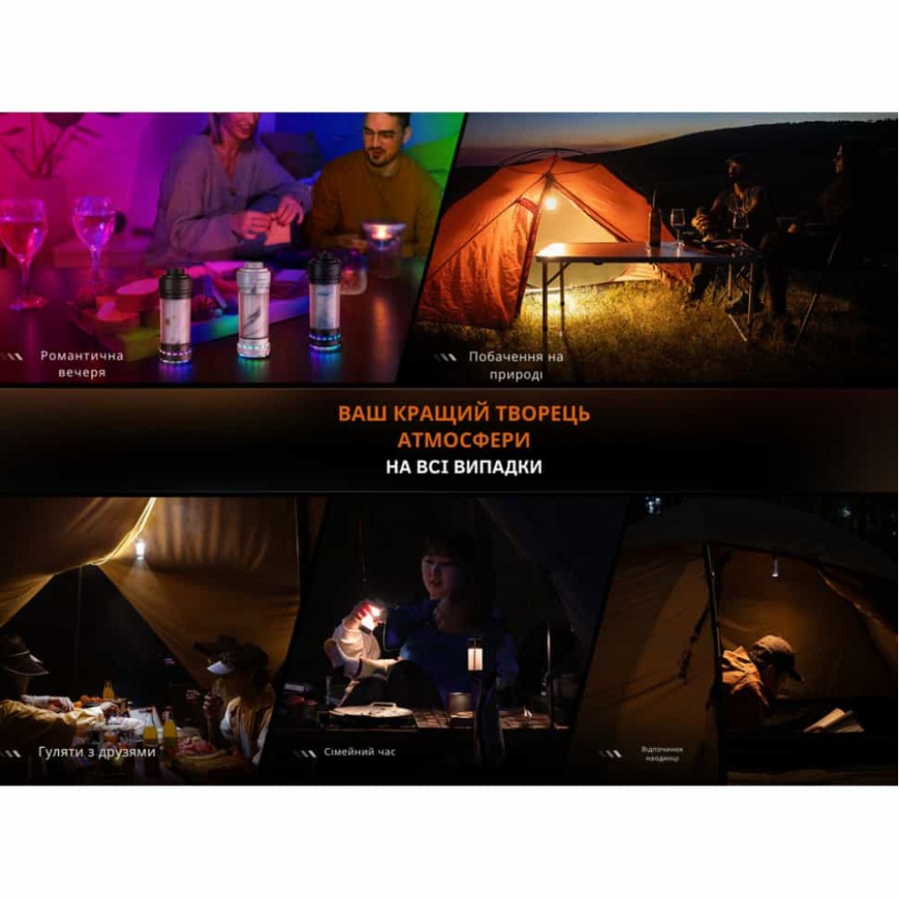 Кемпинговый фонарь Fenix CL22R, черный