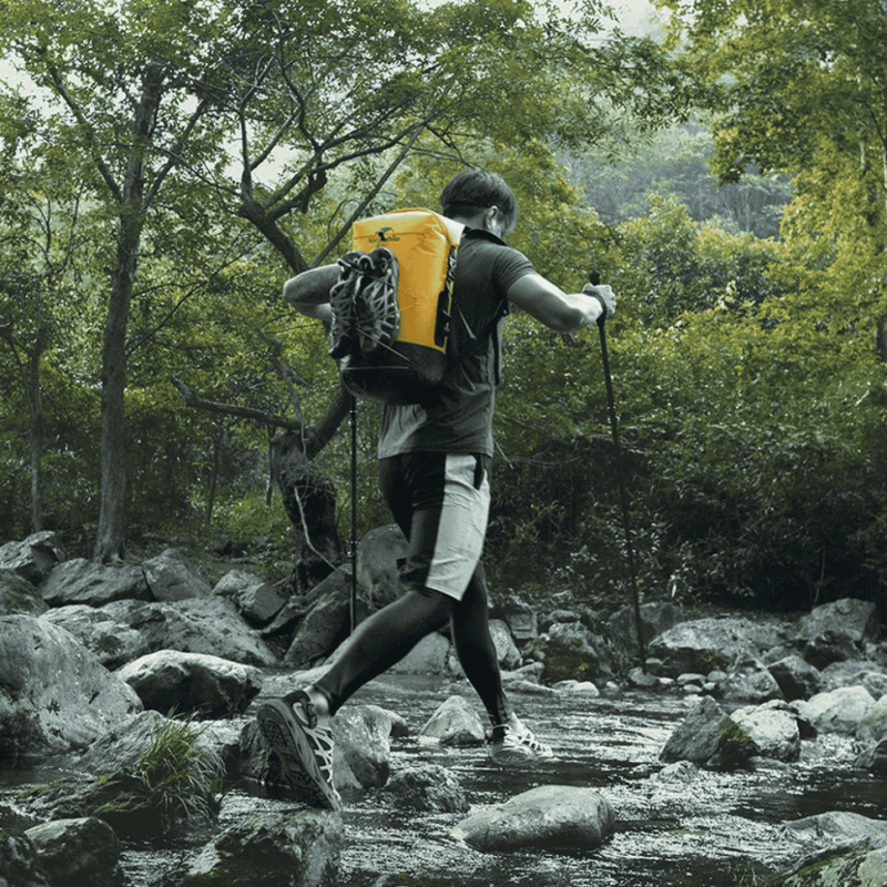Рюкзак водонепроницаемый Naturehike NH21FSB04, 40л, жёлтый