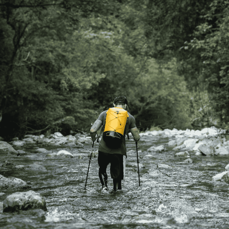 Рюкзак водонепроницаемый Naturehike NH21FSB04, 40л, жёлтый