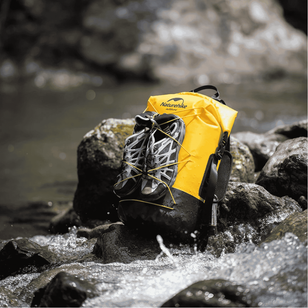 Рюкзак водонепроницаемый Naturehike NH21FSB04, 40л, жёлтый