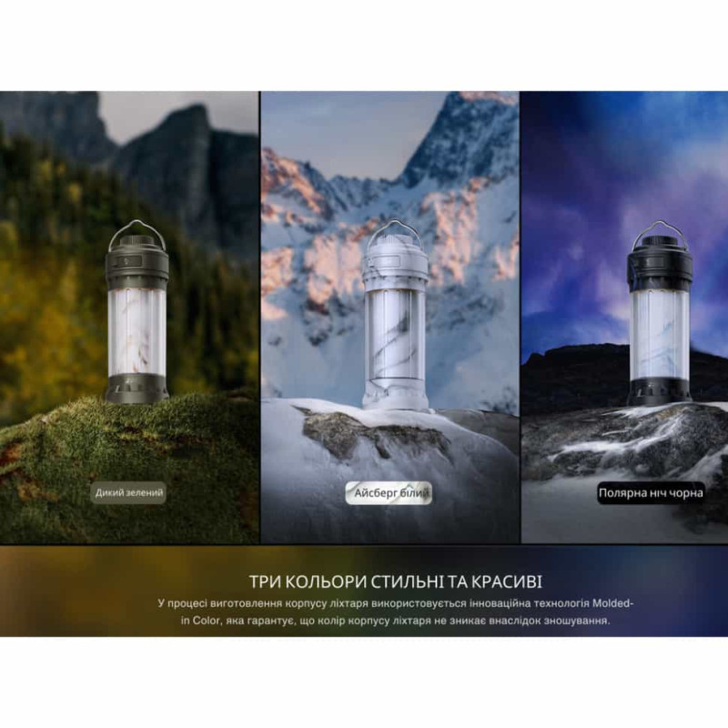 Фонарь для кемпинга Fenix CL22R, тёмно-зелёный