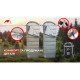 Спальник з капюшоном Naturehike M400 NH20MSD02, (1°C), правий, сірий
