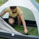 Спальник сверхлегкий Naturehike LW180 NH21MSD04 левый, (15°C), р-р M, темно-зеленый