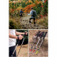 Треккинговая палка 3-секционная Naturehike ST06 NH17D006-D, белая