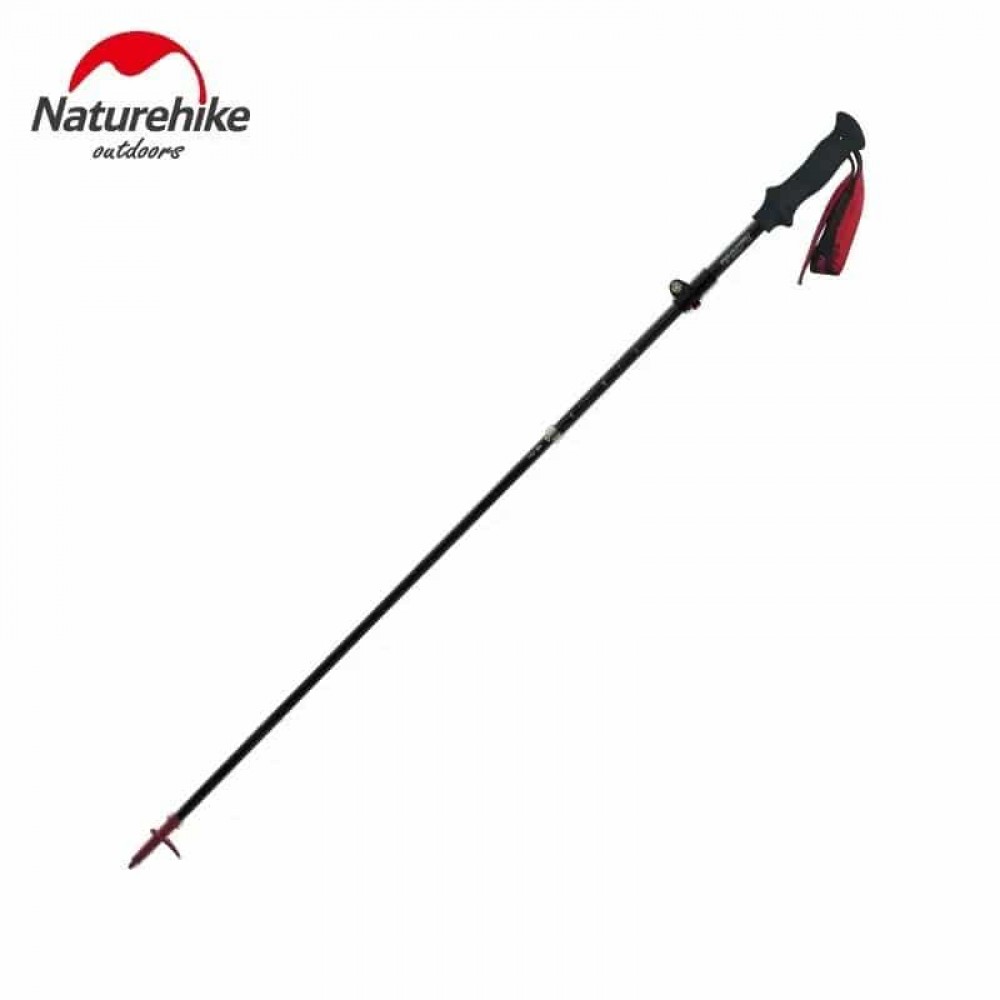 Треккинговая палка Naturehike ST07 NH18D010-Z, 115-135 см, бордовая