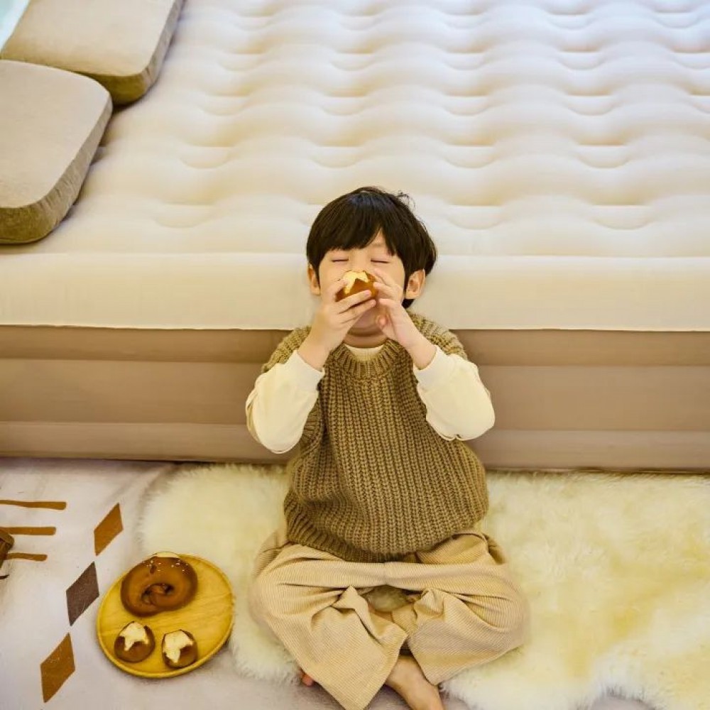 Матрас надувной одинарный Naturehike CNH22DZ015, с встроенным насосом