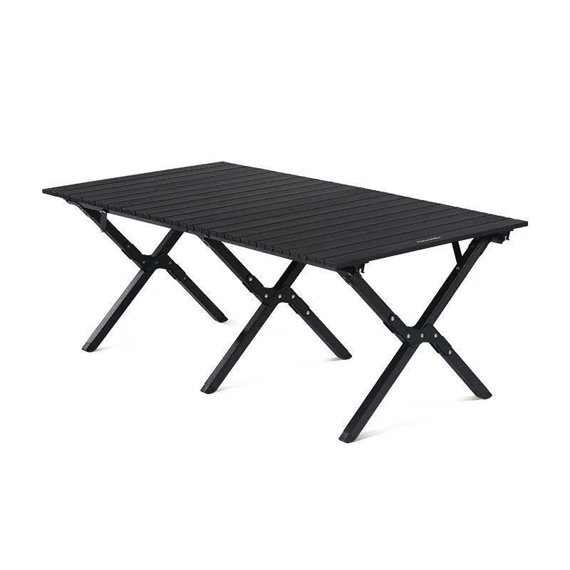 Складной стол большой Naturehike CNK2300JU010, алюминий, черный